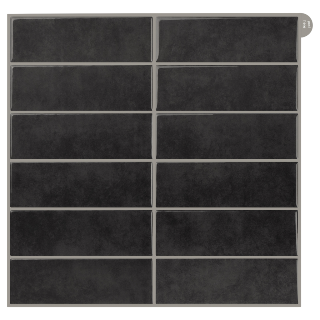 Persian Parallels - Charcoal Black